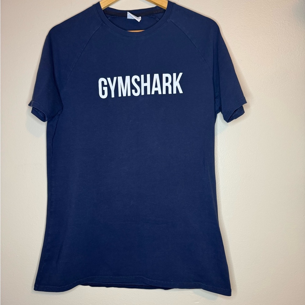 Gymshark Deep Blue Tee with White Tag